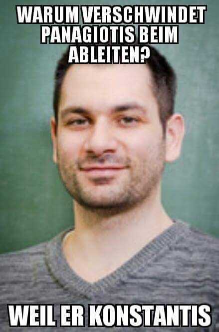A German meme about Panagiotis Konstantis