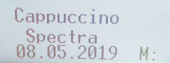 Cappuccino spectra